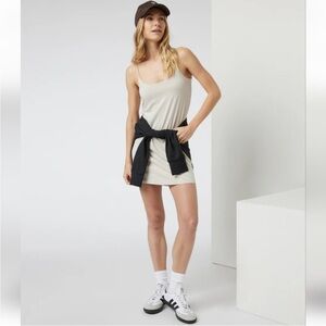 Vuori Beige Heather Lux Cami Dress